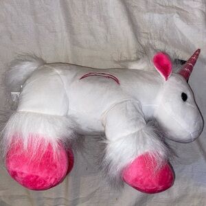 NFL Foco Unicorn Plush White Stuffed Animal White Pink LA Chargers Has Some Spot